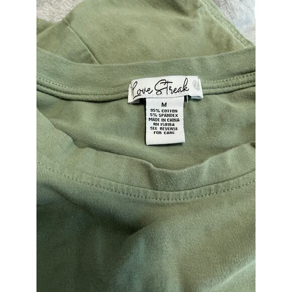 Love Streak Green Matching Short Set Size S/M - Picture 5 of 5